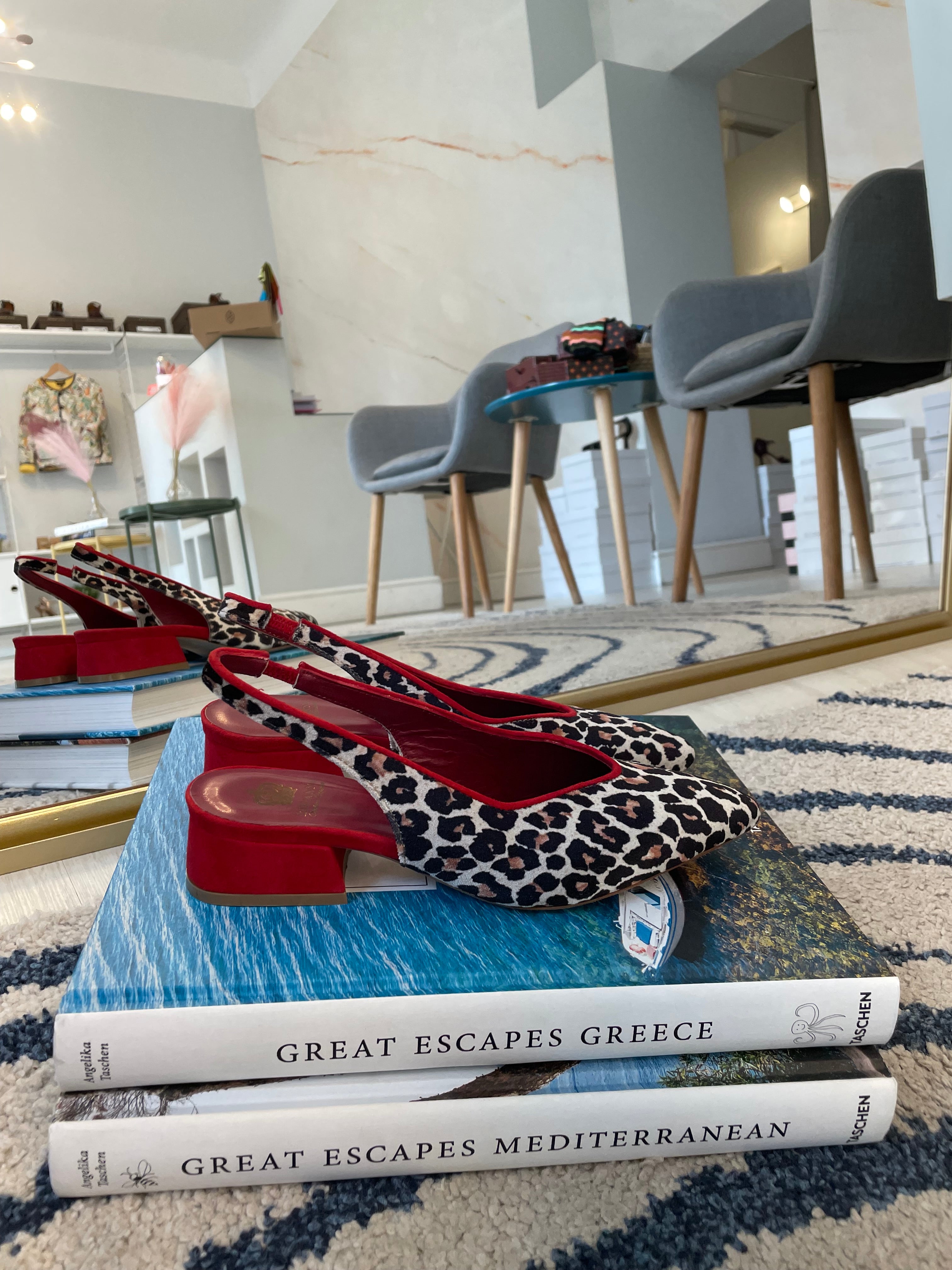 L’Arianna slingback leo - tacco 35