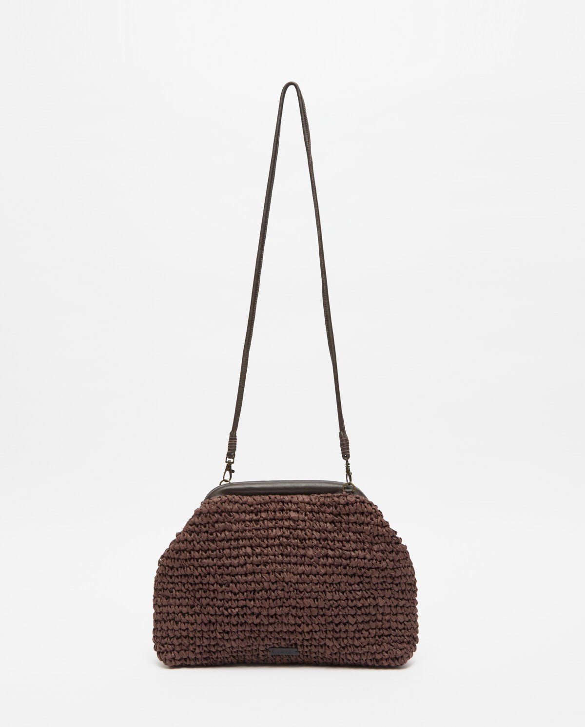 Yerse borsa rafia e pelle