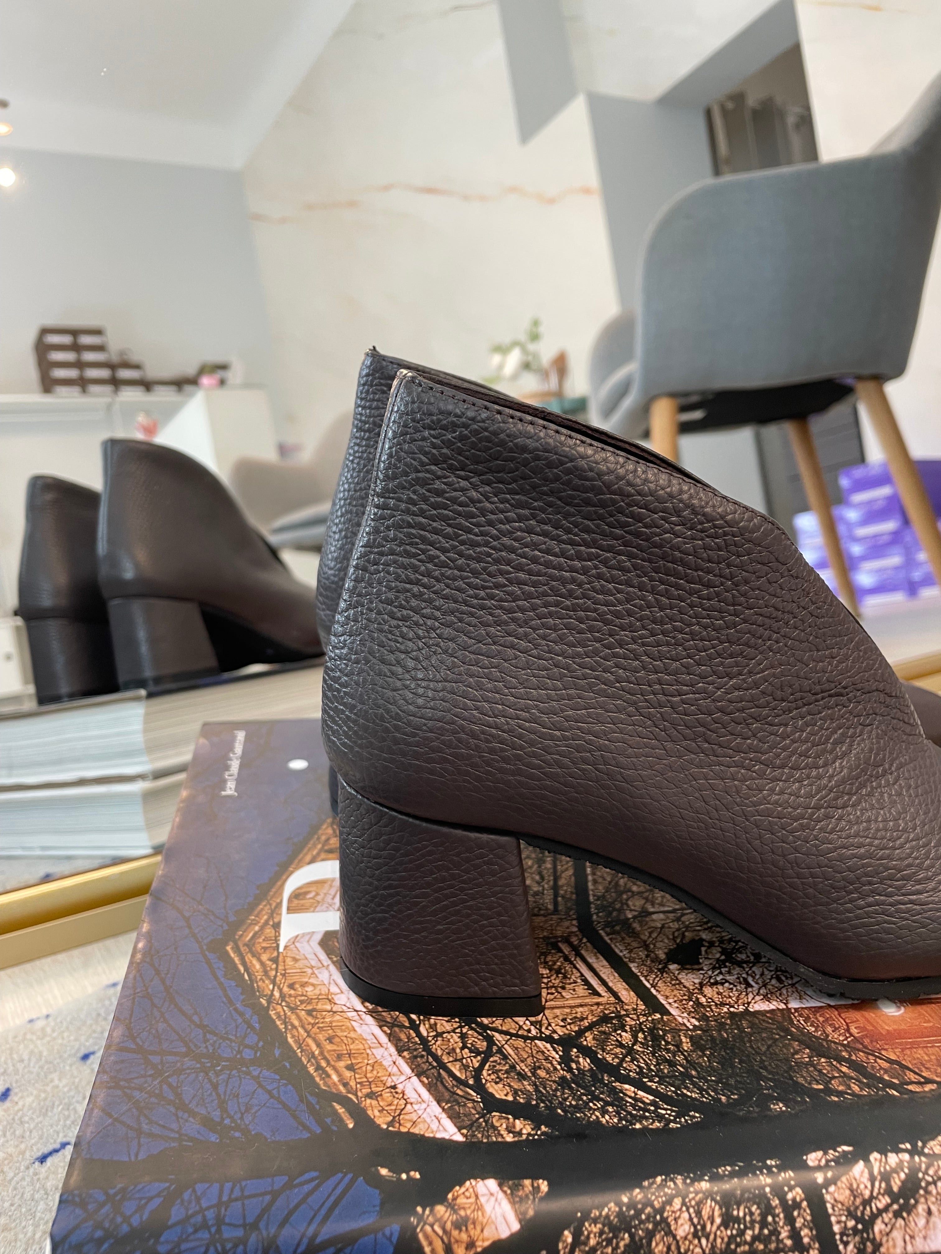 L’Arianna stivaletto scollato - pelle