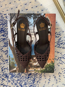 L’Arianna slingback intrecciata
