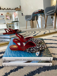 L’Arianna slingback leo