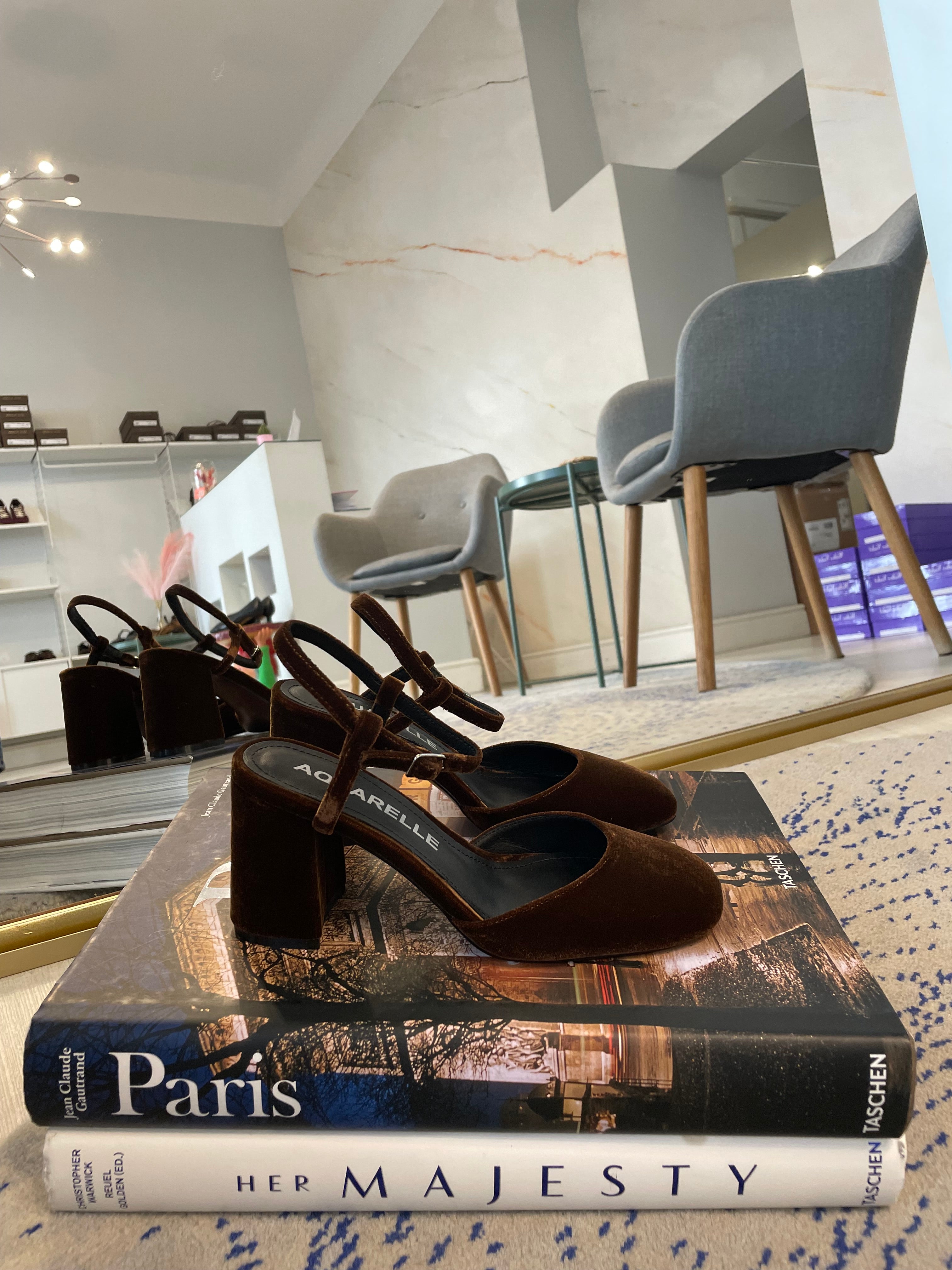 Aquarelle Maryjane - velluto