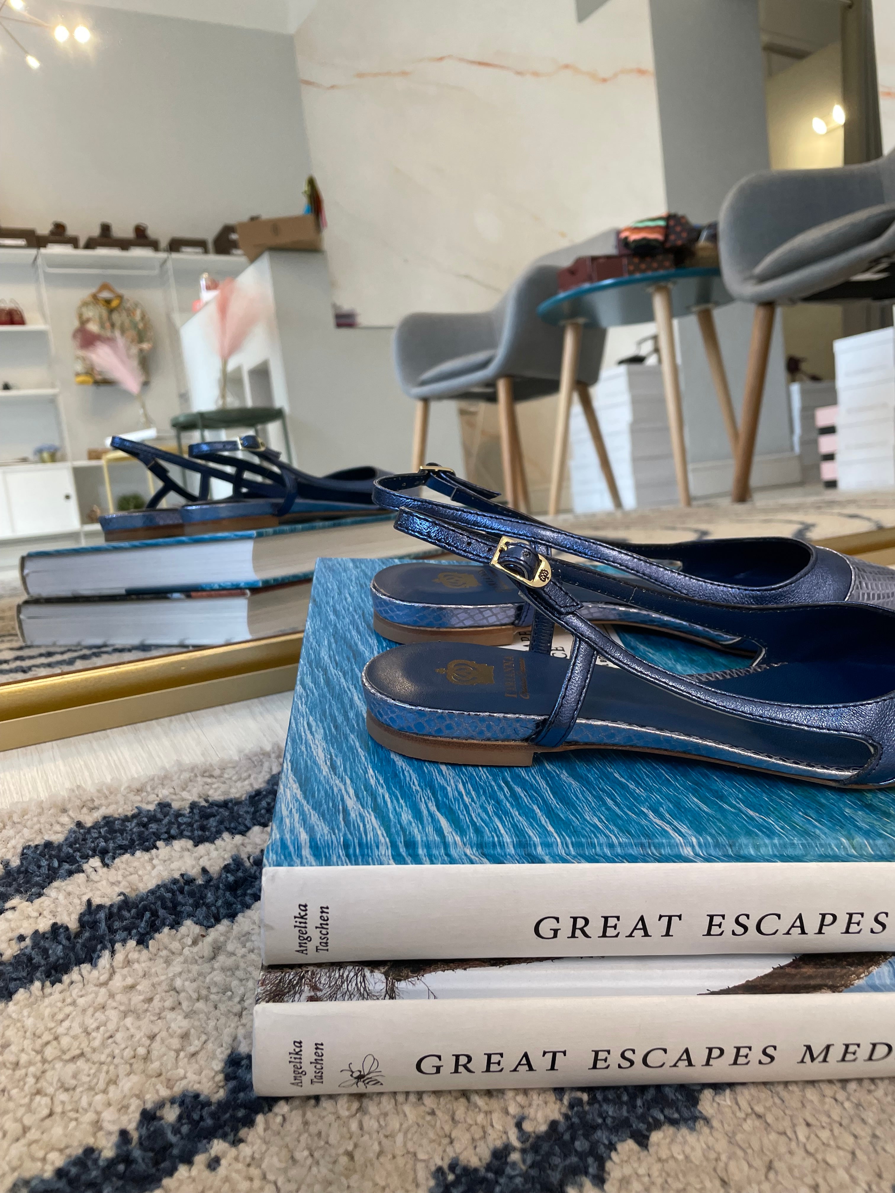 L’Arianna slingback laminata