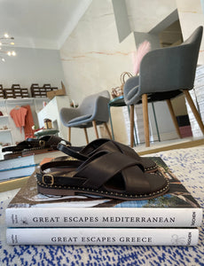 Sandalo flat - incrociato