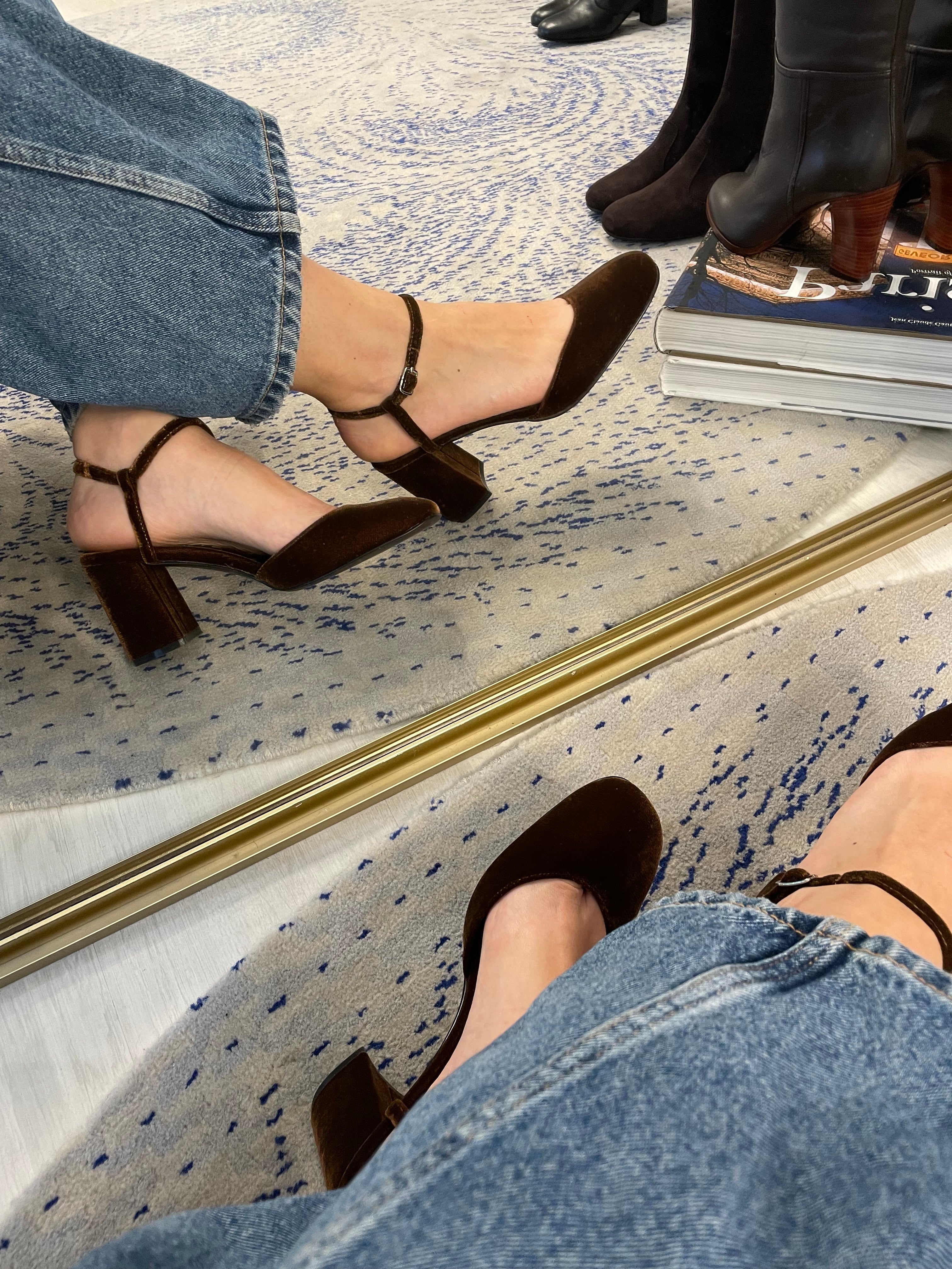 Aquarelle Maryjane - velluto