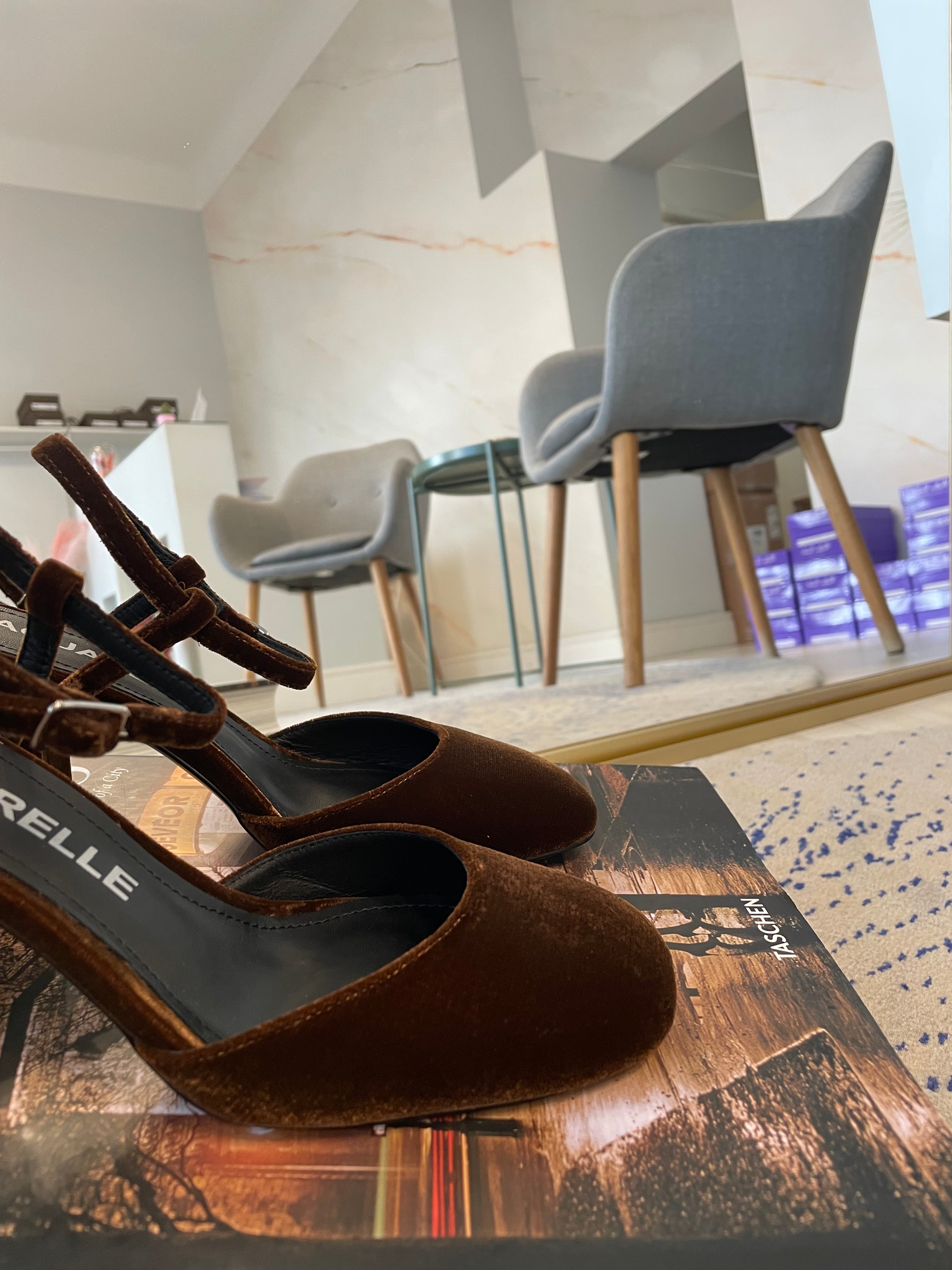 Aquarelle Maryjane - velluto