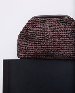 Yerse borsa rafia e pelle