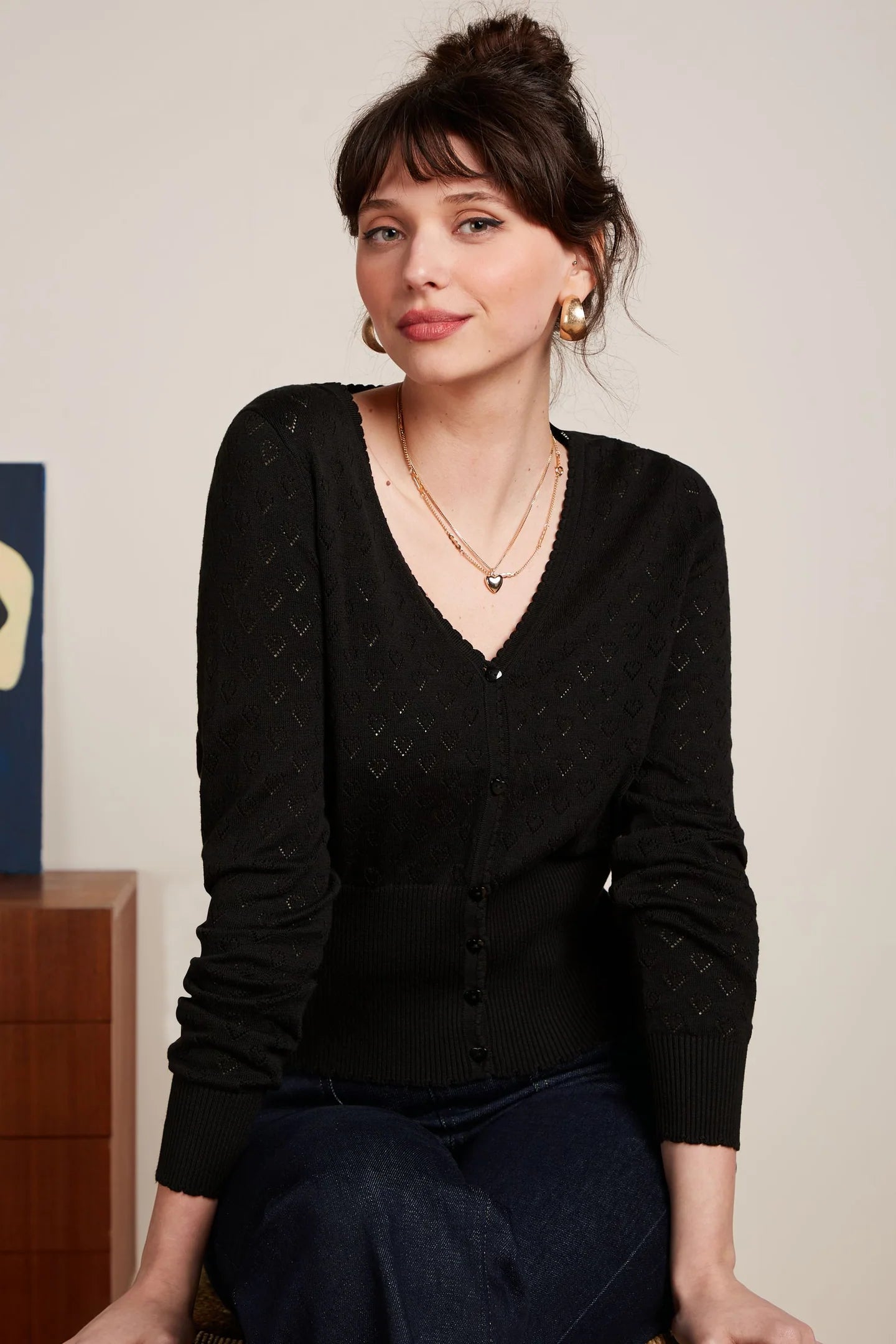 King Louie cardigan Heart