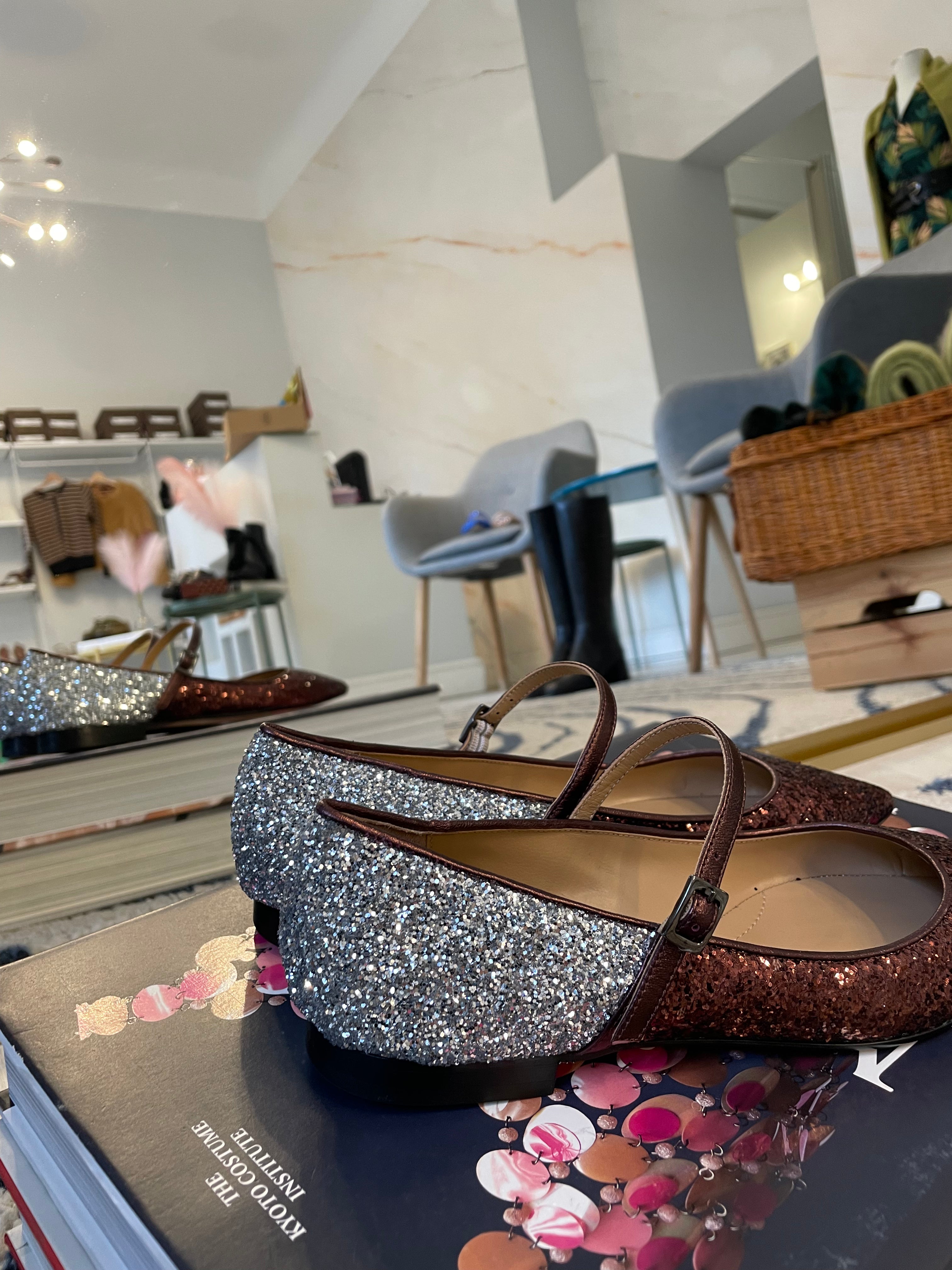 Prosperine ballerina - glitter bicolor
